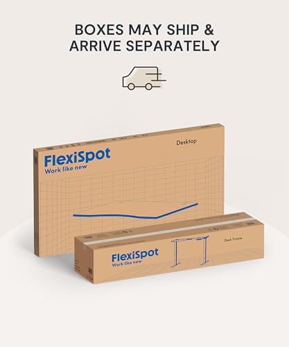 FlexiSpot E6 Bamboo 3 Stage Dual Motor Electric Standing Desk 55 x 28 Sit Stand Up Desk  Holds 220 lbs  Adjustable Height w/ Memory Presets  Solid Bamboo Desktop & White Frame  Ships in 2 Boxes