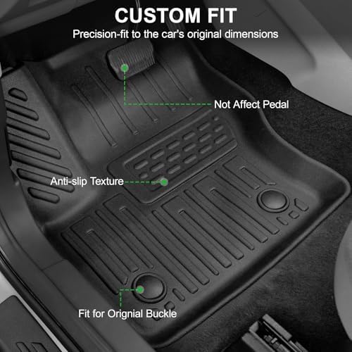 Floor Mats for Ford Escape 2013 2019 and C Max 2013 2018  TPE All Weather Durable Floor Liners Door Sill Guards for Ford Escape Accessories