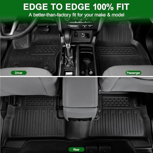 Floor Mats for Ford Escape 2013 2019 and C Max 2013 2018  TPE All Weather Durable Floor Liners Door Sill Guards for Ford Escape Accessories
