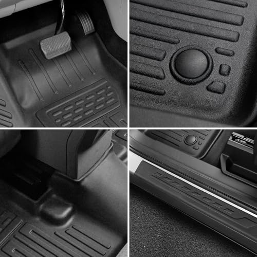 Floor Mats for Ford Escape 2013 2019 and C Max 2013 2018  TPE All Weather Durable Floor Liners Door Sill Guards for Ford Escape Accessories