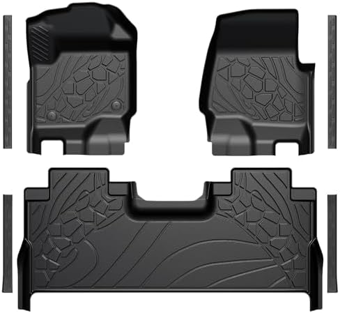 Floor Mats for Ford Escape 2013 2019 and C Max 2013 2018  TPE All Weather Durable Floor Liners Door Sill Guards for Ford Escape Accessories