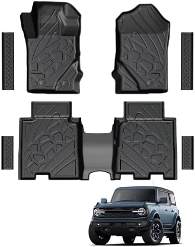Floor Mats for Ford Escape 2013 2019 and C Max 2013 2018  TPE All Weather Durable Floor Liners Door Sill Guards for Ford Escape Accessories