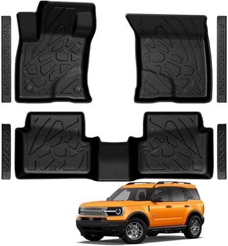 Floor Mats for Ford Escape 2013 2019 and C Max 2013 2018  TPE All Weather Durable Floor Liners Door Sill Guards for Ford Escape Accessories