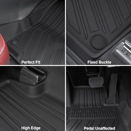 Floor Mats for Mazda CX 5 2017 2025  All Weather Floor Mats Trunk Cargo Liner with Backrest Protectors and Door Sill Guards Accessories  Full Coverage Set