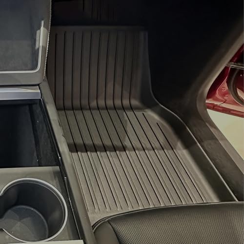 Floor Mats for Tesla Model Y Juniper 2025  Set of 7 Mats All Weather TPE Waterproof Anti Slip Front & Rear Trunk Mats Cargo Liners Rear Door Sill Cover  Custom Fit for Tesla 5 Seater