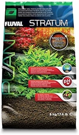 Fluval 12695 Plant and Shrimp Stratum for Freshwater Fish Tanks  17 6 lbs    Aquarium Substrate for Strong Plant Growth  Supports Neutral to Slightly Acidic pH