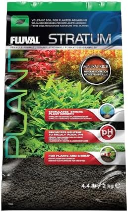 Fluval 12695 Plant and Shrimp Stratum for Freshwater Fish Tanks  17 6 lbs    Aquarium Substrate for Strong Plant Growth  Supports Neutral to Slightly Acidic pH