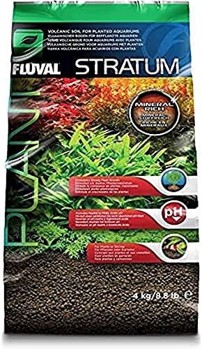 Fluval 12695 Plant and Shrimp Stratum for Freshwater Fish Tanks  17 6 lbs    Aquarium Substrate for Strong Plant Growth  Supports Neutral to Slightly Acidic pH