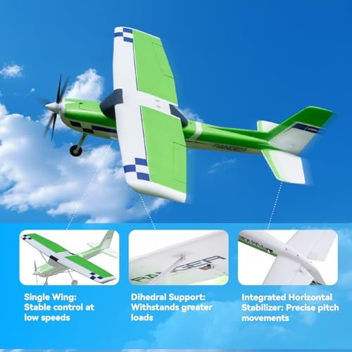 Fms Rc Planes for Adults Beginners 1220mm Ranger Remote Control Airplane with Reflex Green Hobby Rc Airplanes PNP  No Transmitter Battery Charger 