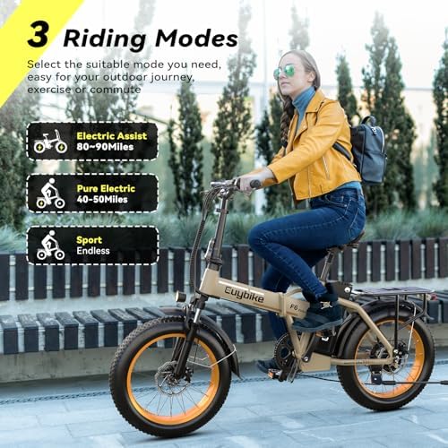 Foldable Electric Bike for Adults  30 MPH  48V 20Ah Removable Battery up to 80Miles  20 Fat Tire Peak 1000W Motor Dirt Ebike Adult Electric Bicycle for City Commute Beach Mountain Adventurous E Bike