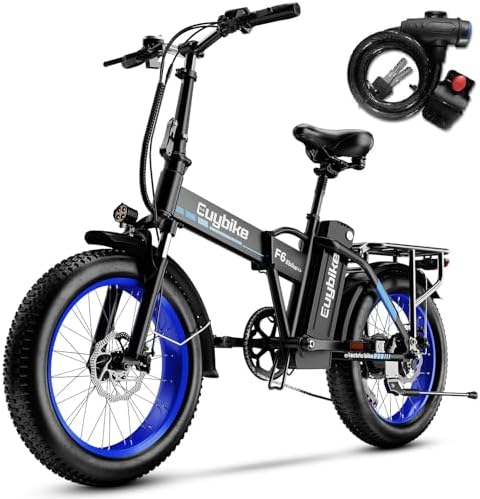 Foldable Electric Bike for Adults  30 MPH  48V 20Ah Removable Battery up to 80Miles  20 Fat Tire Peak 1000W Motor Dirt Ebike Adult Electric Bicycle for City Commute Beach Mountain Adventurous E Bike