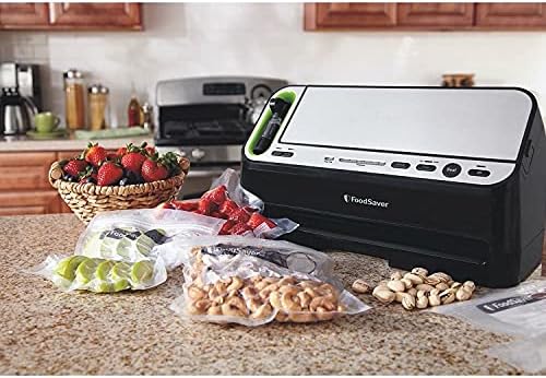 FoodSaver V4400 2 in 1 Vacuum Sealer Machine with Automatic Vacuum Sealer Bag Detection and Starter Kit