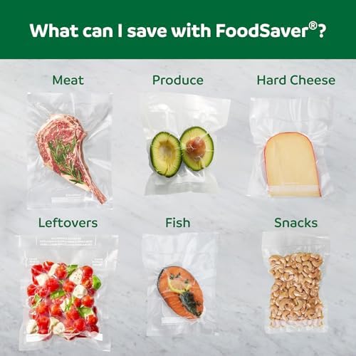 FoodSaver V4400 2 in 1 Vacuum Sealer Machine with Automatic Vacuum Sealer Bag Detection and Starter Kit