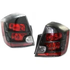 For 2007 2009 Nissan Sentra Tail Light Driver & Passenger PAIR Smoked