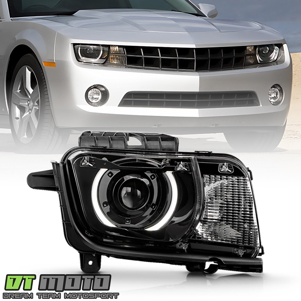 For 2010 2013 Chevy Camaro HID/Xenon LED DRL Projector Headlight Passenger Side