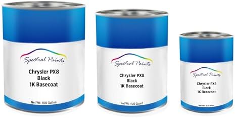 For Dodge Chrysler Jeep PX8 Black Paint   Gallon