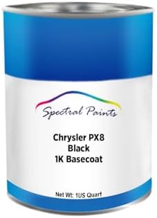 For Dodge Chrysler Jeep PX8 Black Paint   Quart