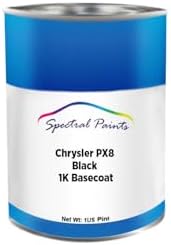 For Dodge Chrysler Jeep PX8 Black Paint   Quart
