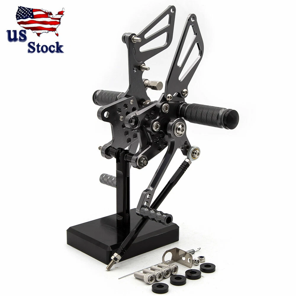 For Suzuki SV650 SV650S SV1000 SV1000S CNC Rearset Footrest Footpegs Rear Set GP