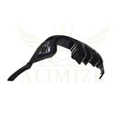 For VW GOLF MK7 5 GTI GTD TSI AERO 2017 20 REAR BUMPER LIP DIFFUSER GLOSS BLACK