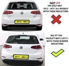 For VW GOLF MK7 5 GTI GTD TSI AERO 2017 20 REAR BUMPER LIP DIFFUSER GLOSS BLACK