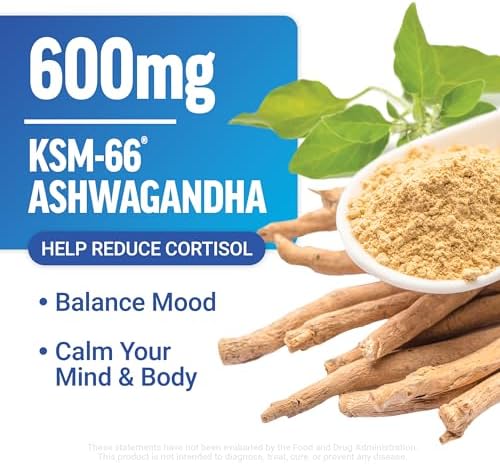 Force Factor Amazing Ashwa Complete Calm Support with KSM 66 Ashwagandha  Like Ashwangandha Gummies to Promote Calm & Relaxation with Magnesium & L Theanine  Blueberry Pomegranate  60 Soft Chews
