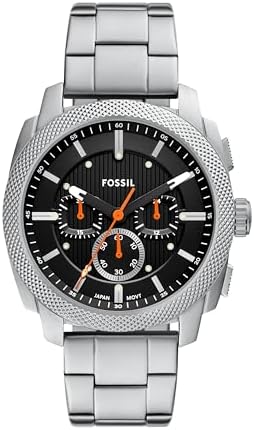 Fossil Mens Machine Chronograph Stainless Steel Watch