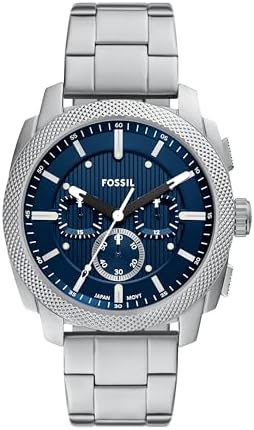 Fossil Mens Machine Chronograph Stainless Steel Watch