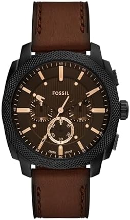 Fossil Mens Machine Chronograph Stainless Steel Watch