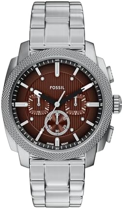 Fossil Mens Machine Chronograph Stainless Steel Watch
