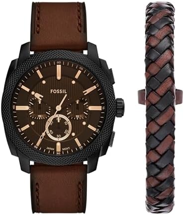 Fossil Mens Machine Chronograph Stainless Steel Watch