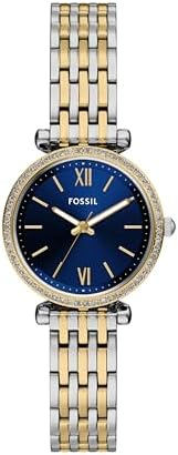 Fossil Womens Watch  Carlie Quartz Stainless Steel Three Hand Watch for Women