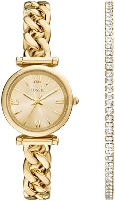 Fossil Womens Watch  Carlie Quartz Stainless Steel Three Hand Watch for Women