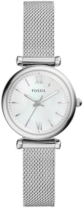 Fossil Womens Watch  Carlie Quartz Stainless Steel Three Hand Watch for Women