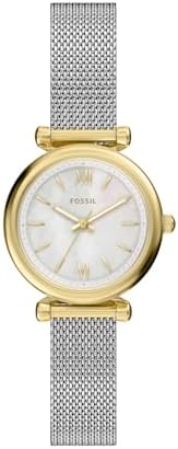 Fossil Womens Watch  Carlie Quartz Stainless Steel Three Hand Watch for Women