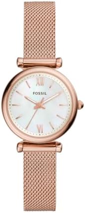 Fossil Womens Watch  Carlie Quartz Stainless Steel Three Hand Watch for Women