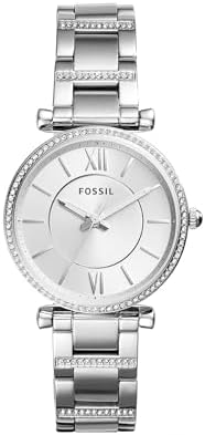 Fossil Womens Watch  Carlie Quartz Stainless Steel Three Hand Watch for Women