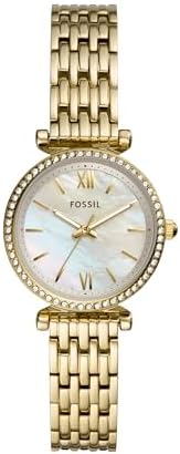 Fossil Womens Watch  Carlie Quartz Stainless Steel Three Hand Watch for Women