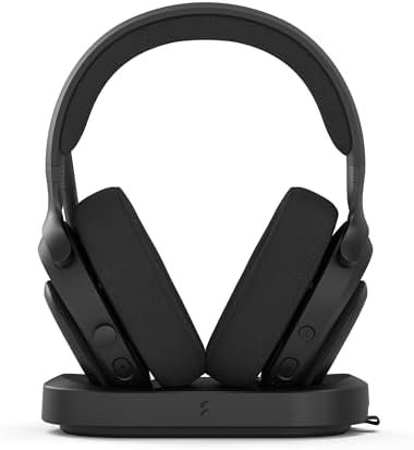 Fractal Design Scape Light   Wireless PC Gaming Headset   Detachable Flip to Mute Microphone with Noise Cancellation   Battery Life Up to 40 Hours   Configurable Ambient Lighting   Gray