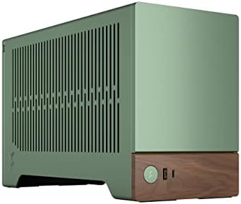Fractal Design Terra Jade   Wood Walnut Front Panel   Small Form Factor   Mini ITX Gaming case   PCIe 4 0 Riser Cable   USB Type C   Anodized Aluminum Panels