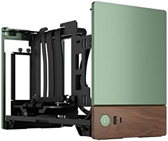 Fractal Design Terra Jade   Wood Walnut Front Panel   Small Form Factor   Mini ITX Gaming case   PCIe 4 0 Riser Cable   USB Type C   Anodized Aluminum Panels