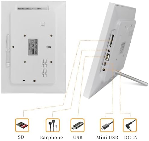 Frameo 10 1 Inch Smart WiFi Digital Photo Frame Digital Picture Frame with 16GB Storage & SD Slot  Electronic Picture Frame IPS Touch Screen with Auto Rotate  Frameo Digital Frame WiFi