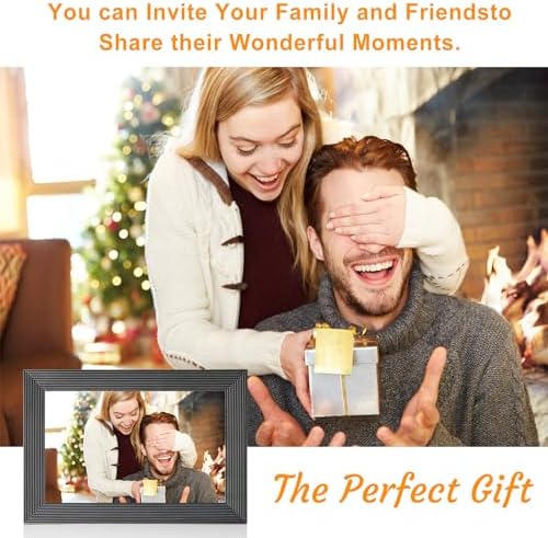 Frameo 10 1 Inch Smart WiFi Digital Photo Frame Digital Picture Frame with 16GB Storage & SD Slot  Electronic Picture Frame IPS Touch Screen with Auto Rotate  Frameo Digital Frame WiFi