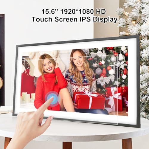 Frameo 10 1 Inch Smart WiFi Digital Photo Frame Digital Picture Frame with 16GB Storage & SD Slot  Electronic Picture Frame IPS Touch Screen with Auto Rotate  Frameo Digital Frame WiFi