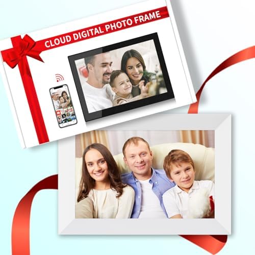 Frameo 10 1 Inch Smart WiFi Digital Photo Frame Digital Picture Frame with 16GB Storage & SD Slot  Electronic Picture Frame IPS Touch Screen with Auto Rotate  Frameo Digital Frame WiFi