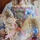 Franklin Mint Marie Antoinette Queen Of France Porcelain Doll   Rare HTF no fan