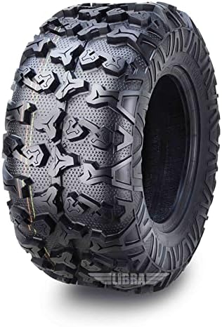 Free Country Set 4 HD 8PR UTV ATV Tires 24x8 12 & 24X10 11 w/Featured Full Side Lugs/Scuff Guard