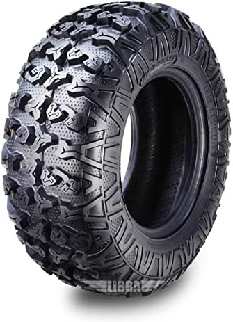 Free Country Set 4 HD 8PR UTV ATV Tires 24x8 12 & 24X10 11 w/Featured Full Side Lugs/Scuff Guard