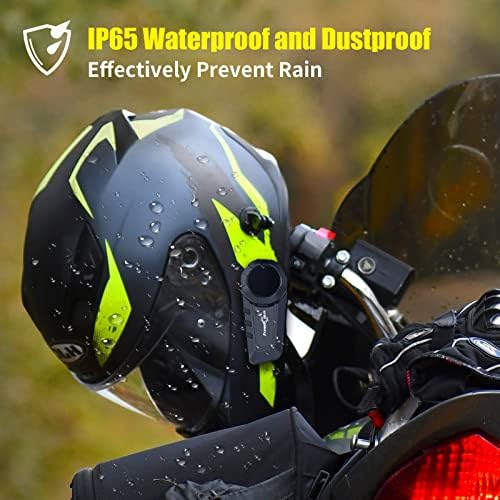 FreedConn KY PRO Motorcycle Helmet Bluetooth Headset  Motorcycle Communication Systems with CVC Noise Cancellation  Stereo Music  6 Riders 0 75mi/1200m intercom  Dual Device Connection  IP65  2 Pack
