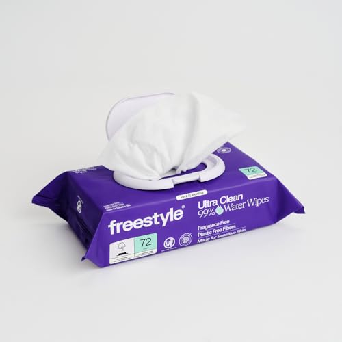 Freestyle Soft Jumbo Baby Wipes  Hypoallergenic and Unscented  Water Based Wet Wipes for Babies  Finely Suited for Sensitive Skin  Thick & Oversized  Pack of 12  72 Wipes Per Pack